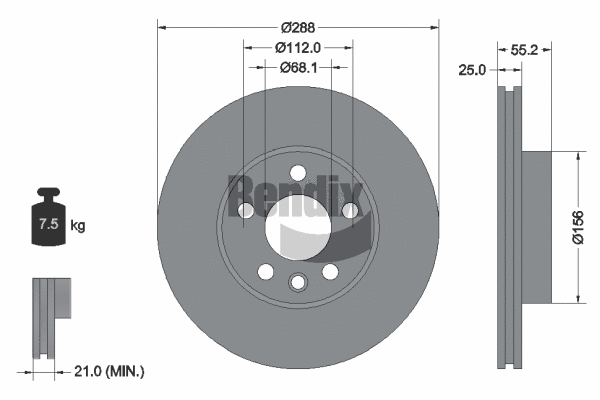 Brake Disc (BDS1404)