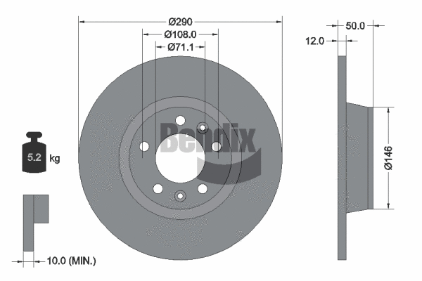 Brake Disc (BDS2121)