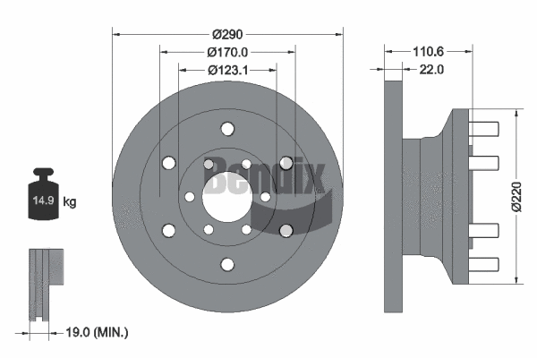 Brake Disc (BDS1295)