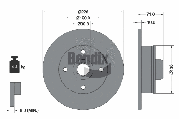 Brake Disc (BDS1399)