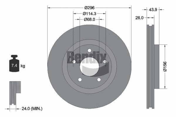 Brake Disc (BDS1028HC)