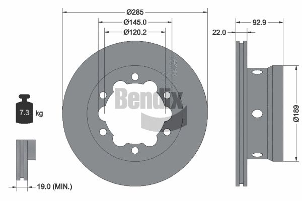 Brake Disc (BDS1199)