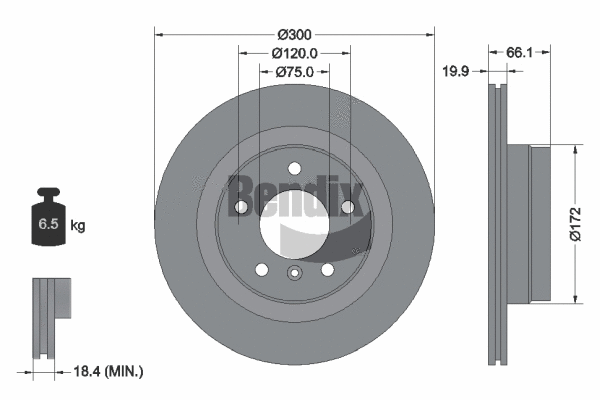 Brake Disc (BDS1055)