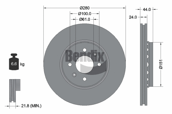 Brake Disc (BDS1012)