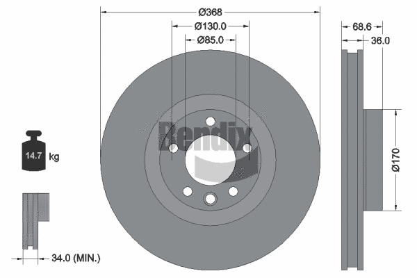 Brake Disc (BDS2159)