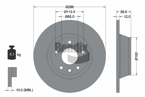 Brake Disc (BDS1727)