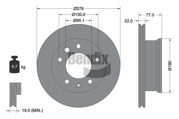 Brake Disc (BDS1057)