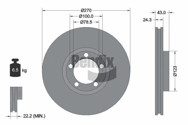 Brake Disc (BDS1879)