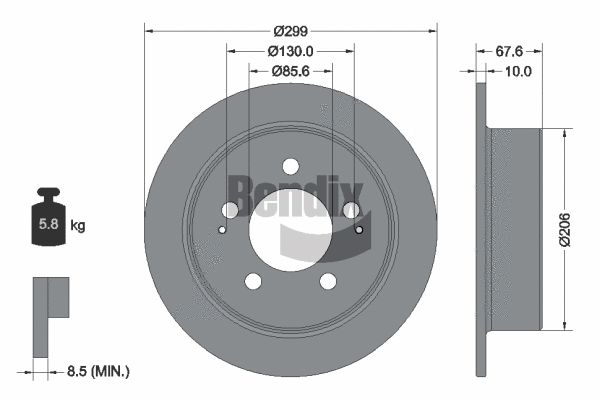 Brake Disc (BDS1825)