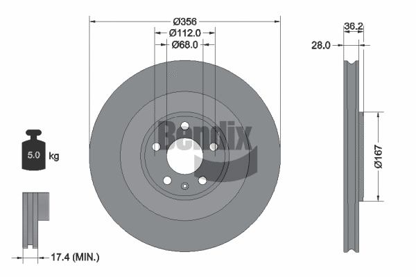 Brake Disc (BDS2311HC)