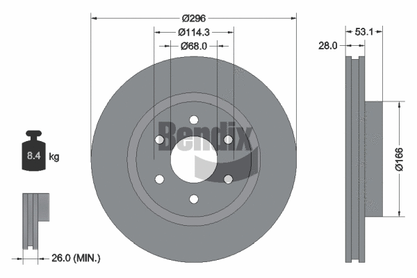 Brake Disc (BDS1536)