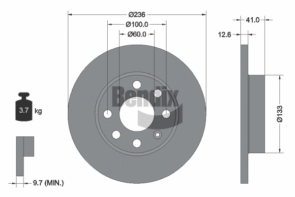 Brake Disc (BDS1161)
