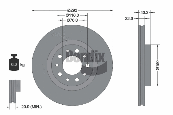 Brake Disc (BDS2099)