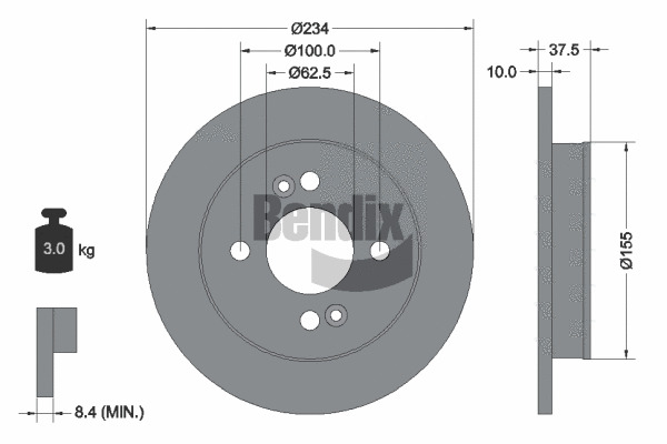 Brake Disc (BDS1381)