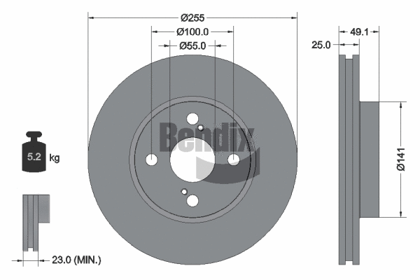 Brake Disc (BDS1246)