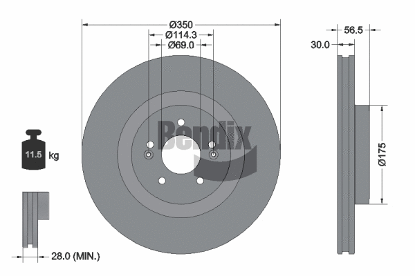 Brake Disc (BDS2250HC)