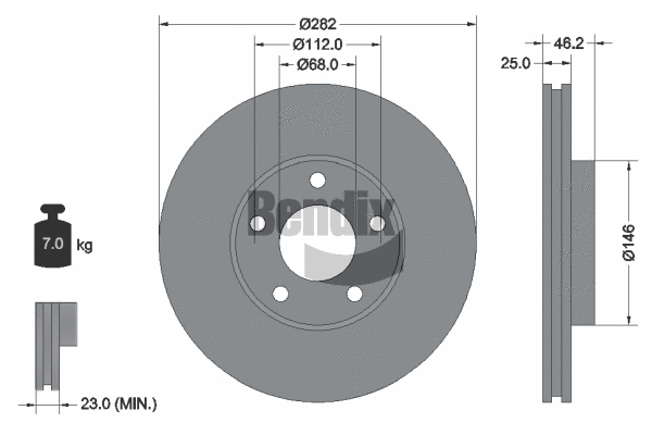 Brake Disc (BDS1347)