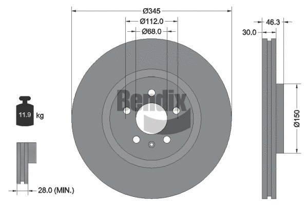 Brake Disc (BDS2052)