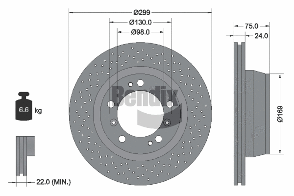Brake Disc (BDS2043HC)