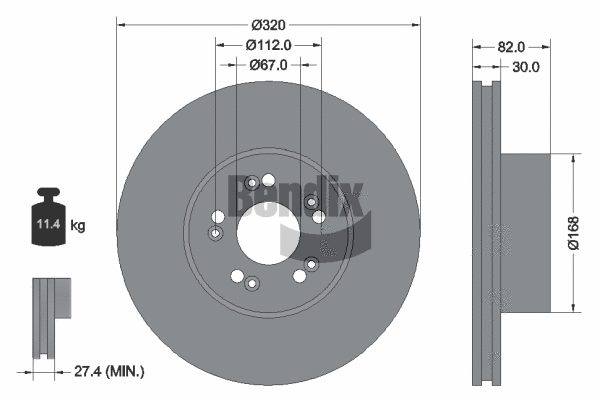 Brake Disc (BDS1826)