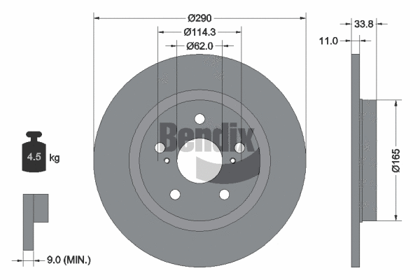 Brake Disc (BDS1658)