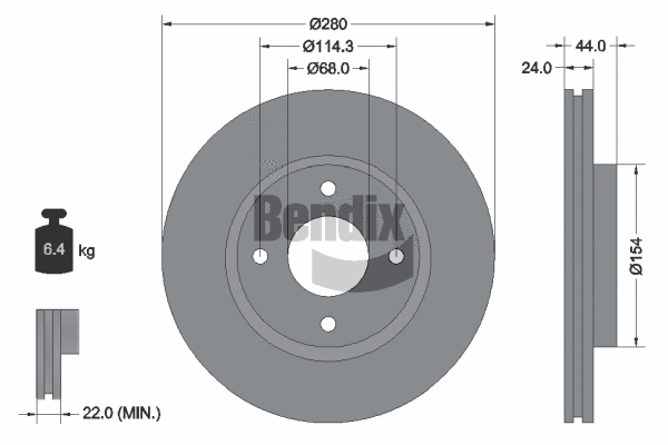 Brake Disc (BDS2032)