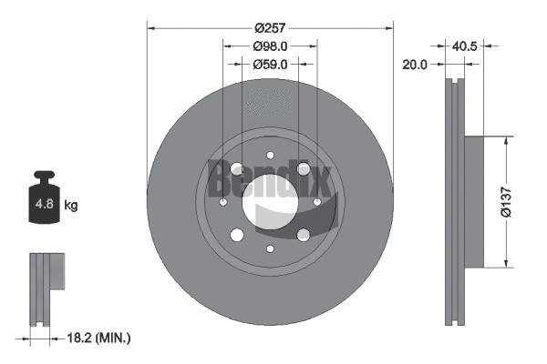 Brake Disc (BDS1100)