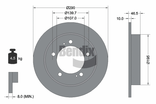 Brake Disc (BDS1773)