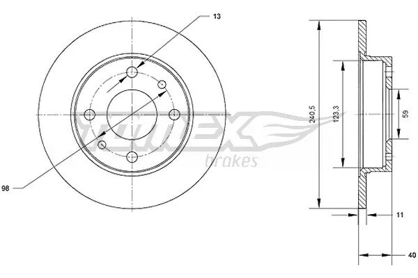 Brake Disc (TX 70-04)