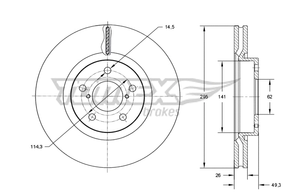Brake Disc (TX 73-23)