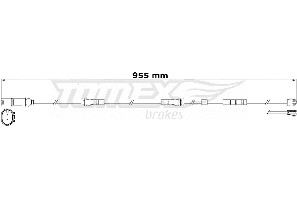 Warning Contact, brake pad wear (TX 31-22)