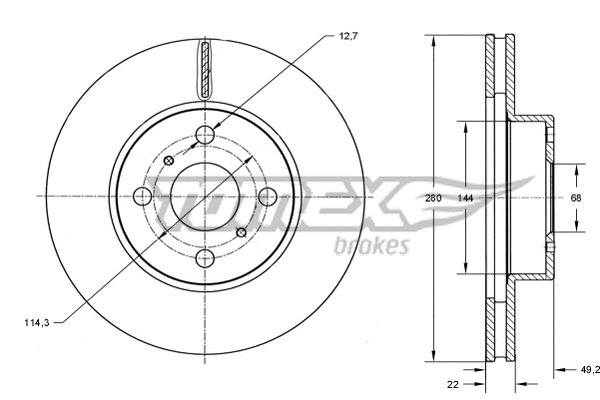Brake Disc (TX 70-72)