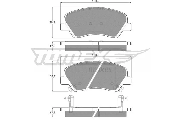 Brake Pad Set, disc brake