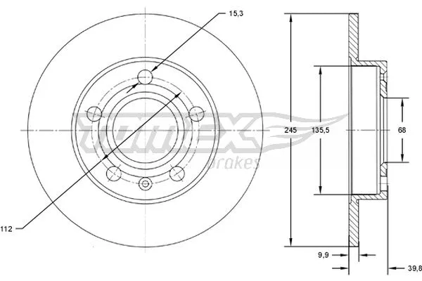 Brake Disc (TX 71-71)