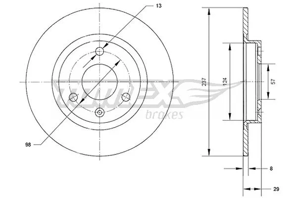 Brake Disc (TX 70-86)