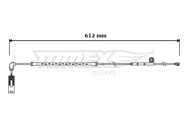 Warning Contact, brake pad wear (TX 30-90)