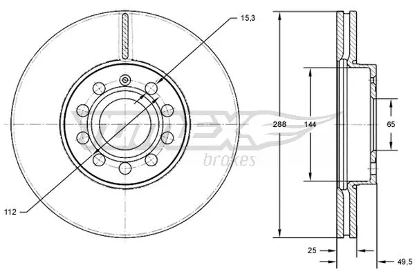 Brake Disc (TX 71-31)