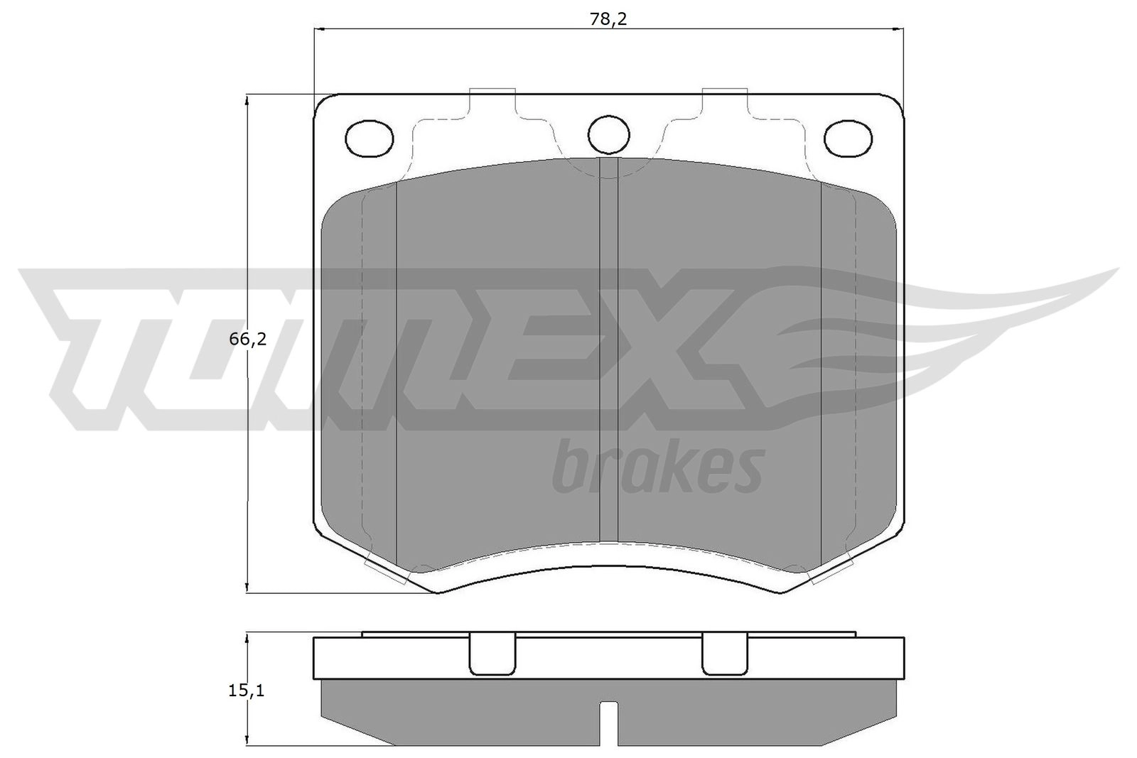 Brake Pad Set, disc brake (TX 11-99)