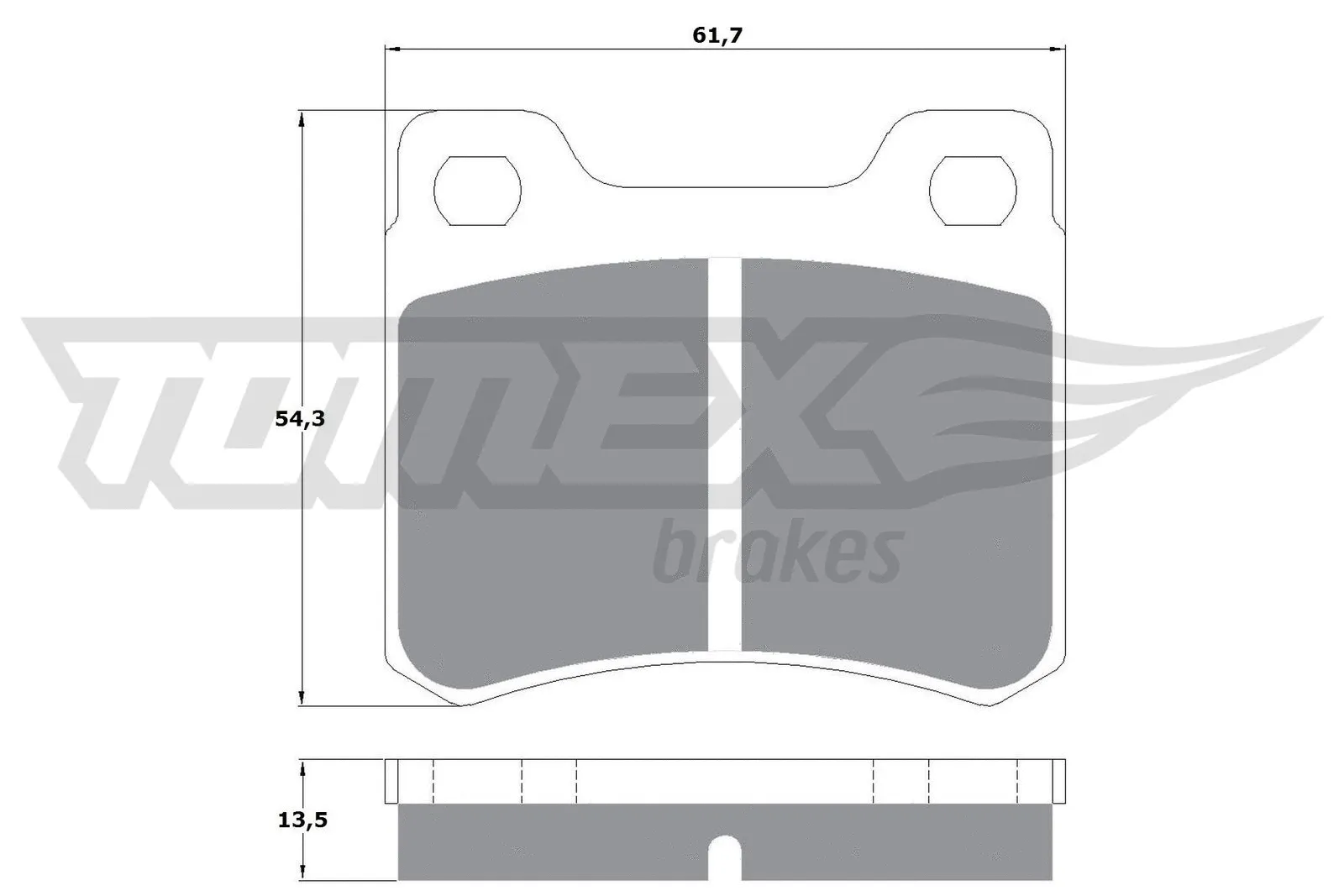 Brake Pad Set, disc brake (TX 10-37)