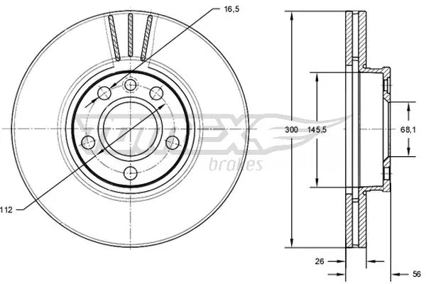 Brake Disc (TX 71-33)