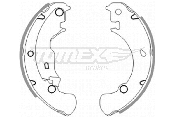 Brake Shoe Set (TX 20-42)