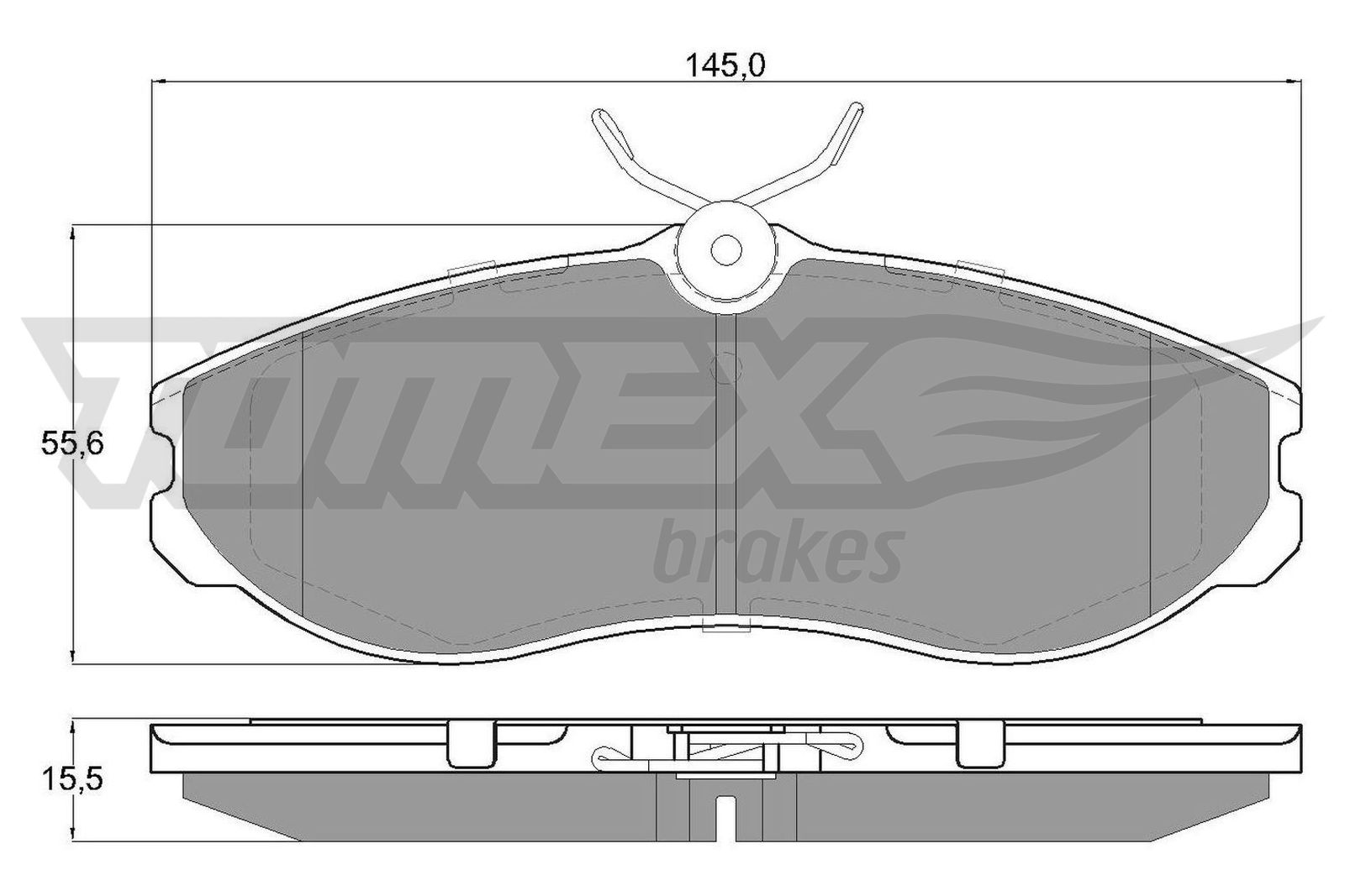 Brake Pad Set, disc brake (TX 14-13)