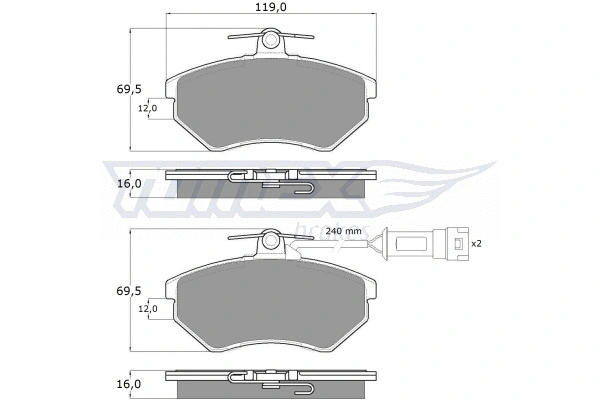 Brake Pad Set, disc brake