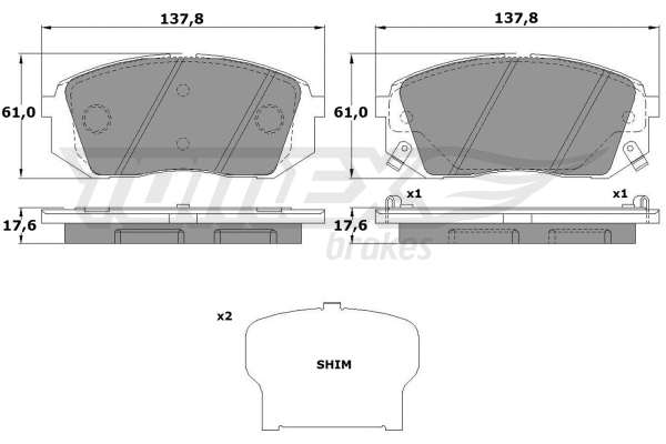 Brake Pad Set, disc brake