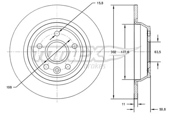 Brake Disc (TX 71-61)