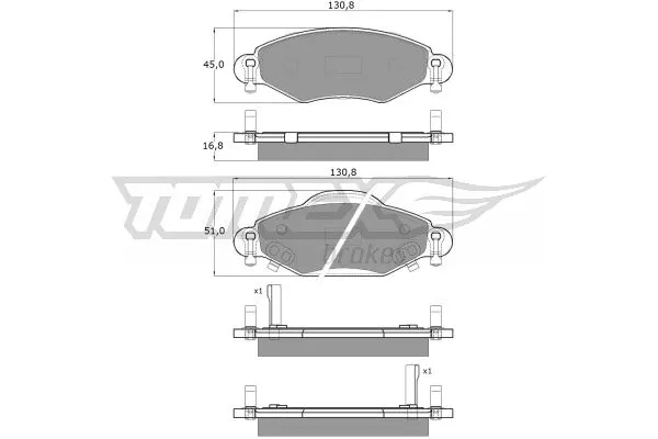 Brake Pad Set, disc brake