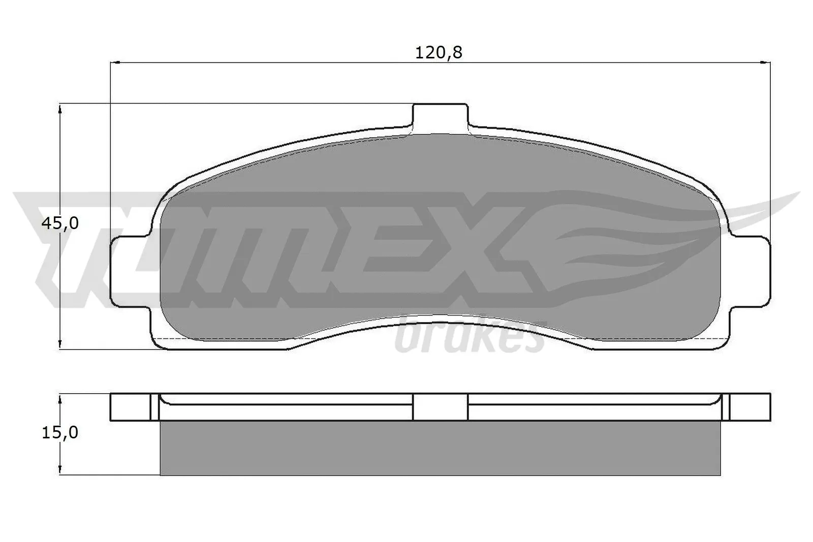 Brake Pad Set, disc brake (TX 11-10)