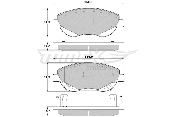 Brake Pad Set, disc brake