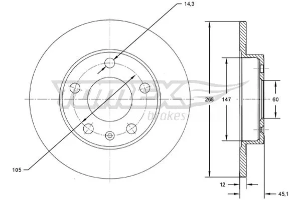 Brake Disc (TX 72-65)