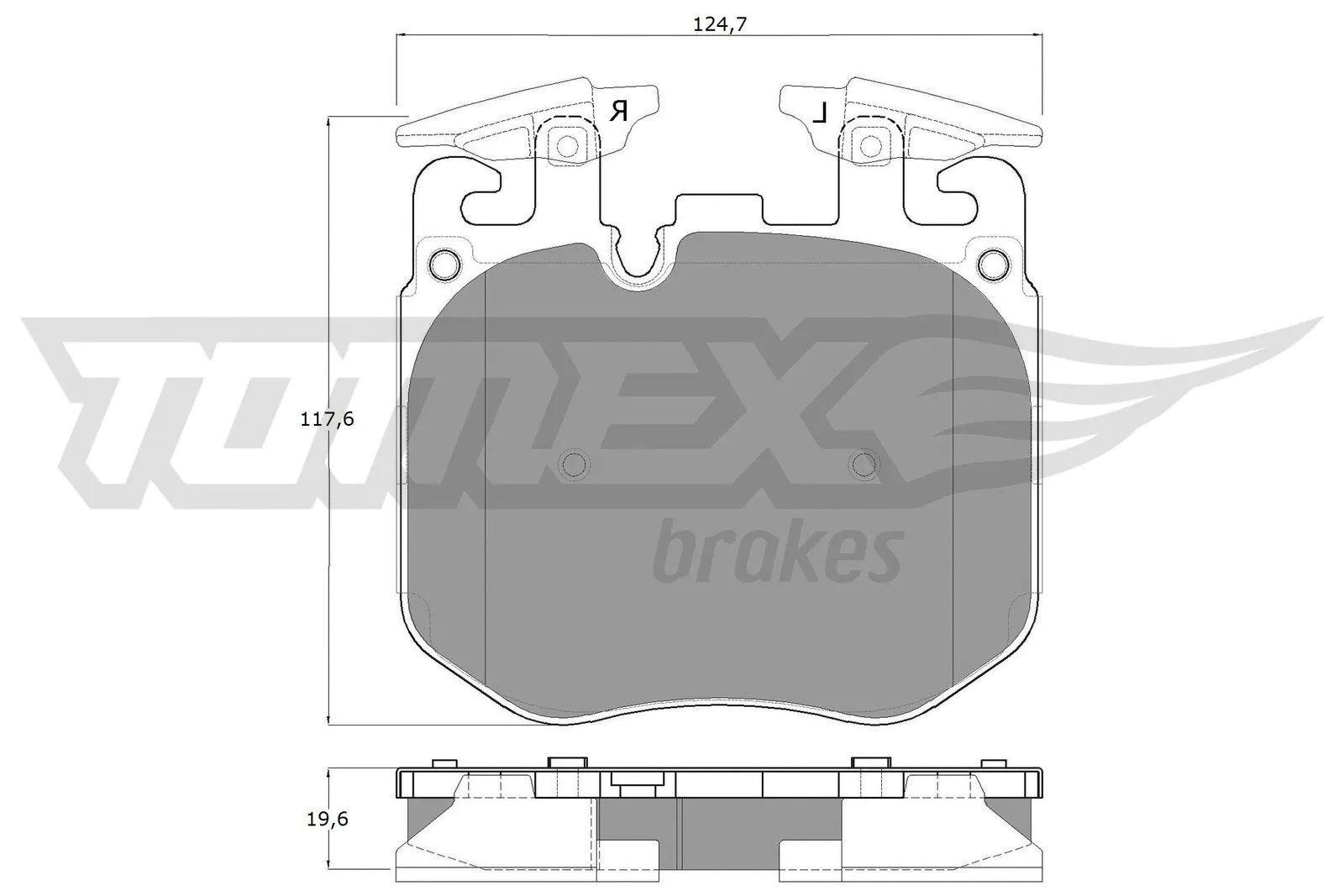 Brake Pad Set, disc brake (TX 18-50)